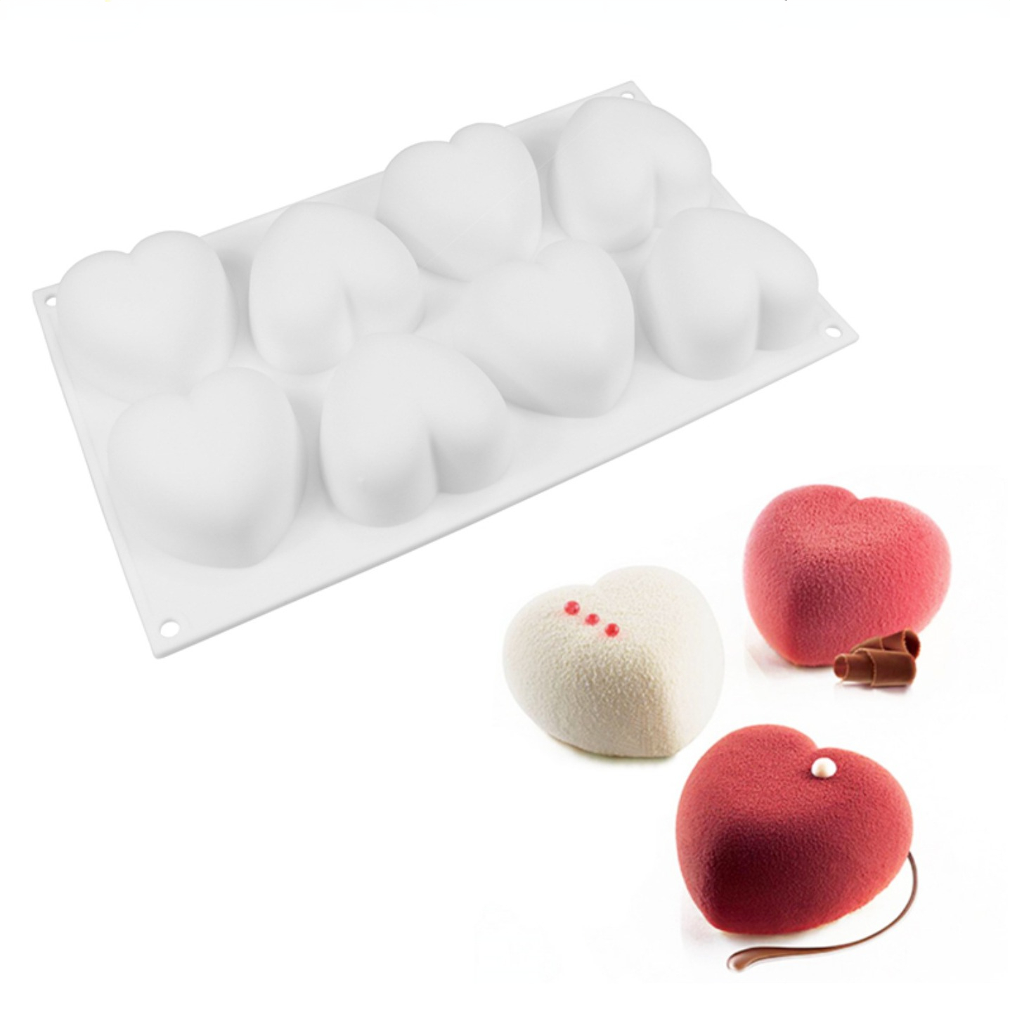 Soap Making Gloves - Love Heart Silicone Soap Mold Handmade