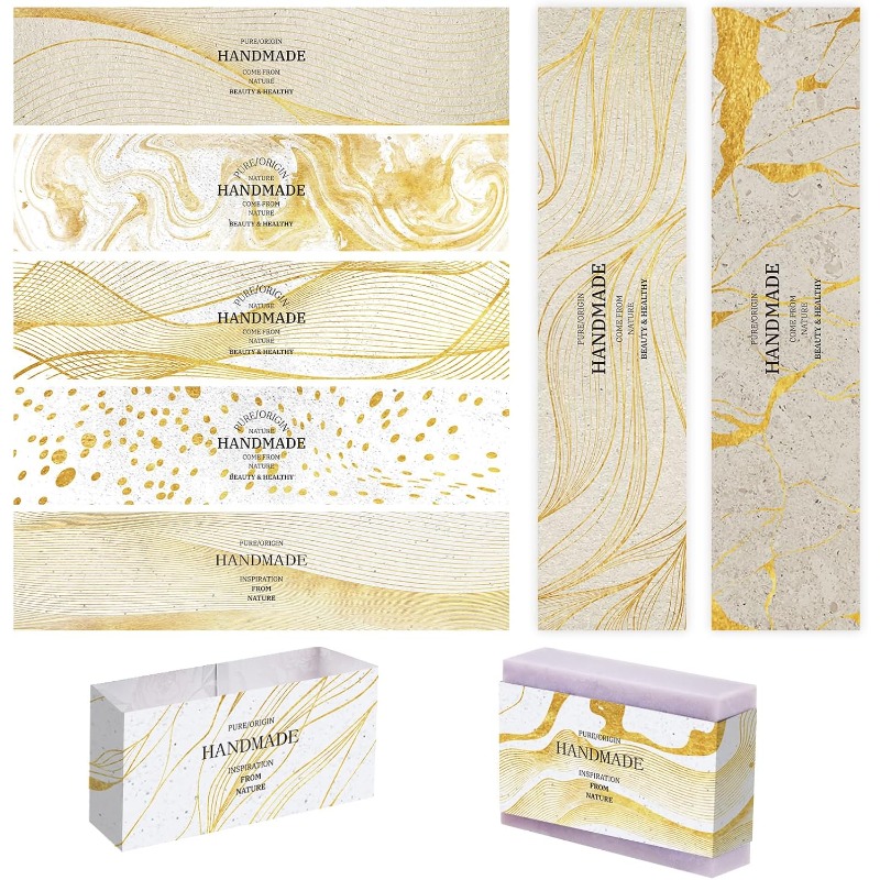 Soap Making Starter Kit - 90pcs Soap Wrappers 9 Styles Soap