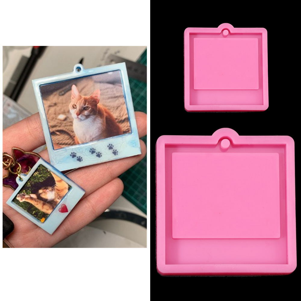 Photo Frame Epoxy Resin Keycha - Soap Making Gloves recension och pris
