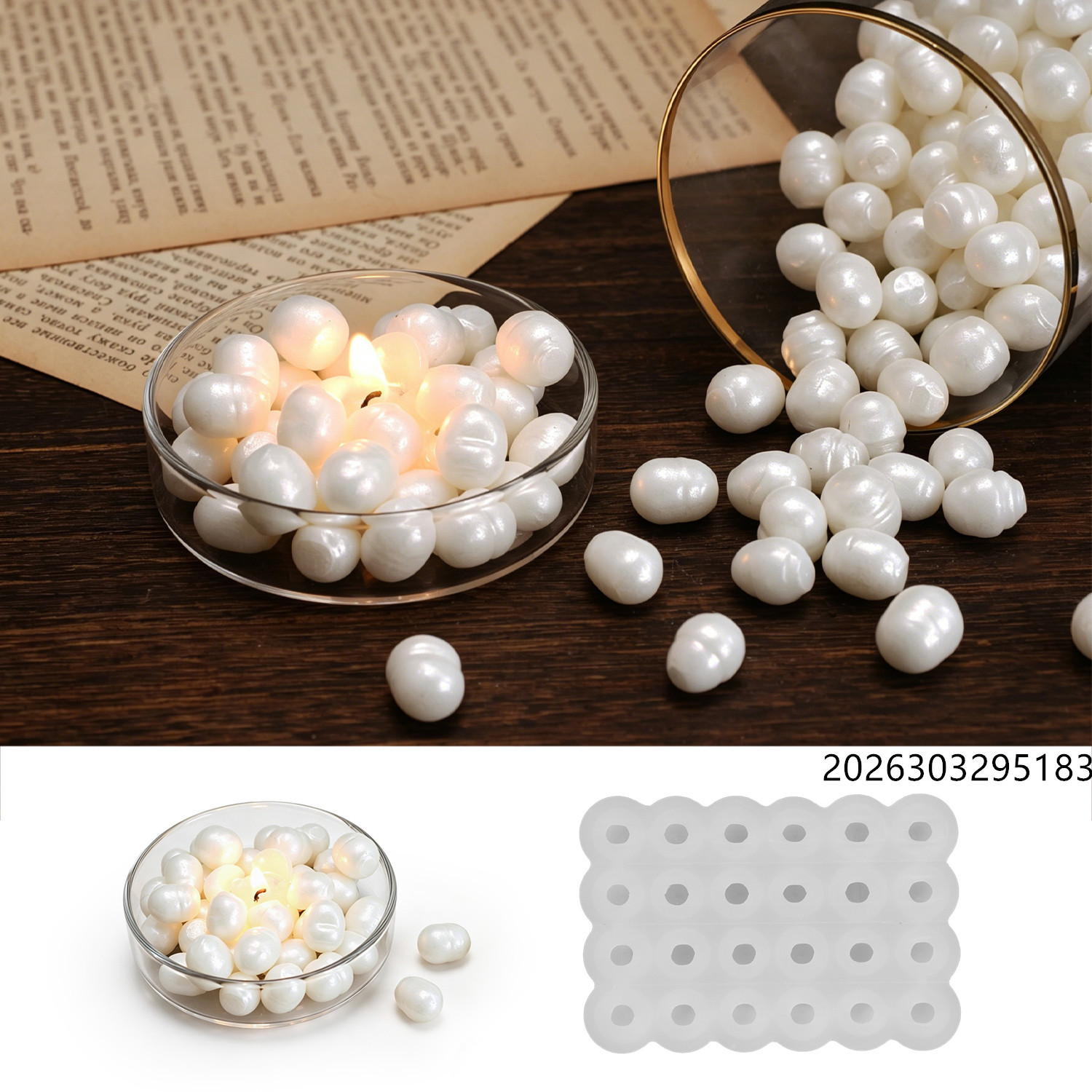 Healing Ocean Pearl Mirror Wax - Soap Making Gloves recension och pris