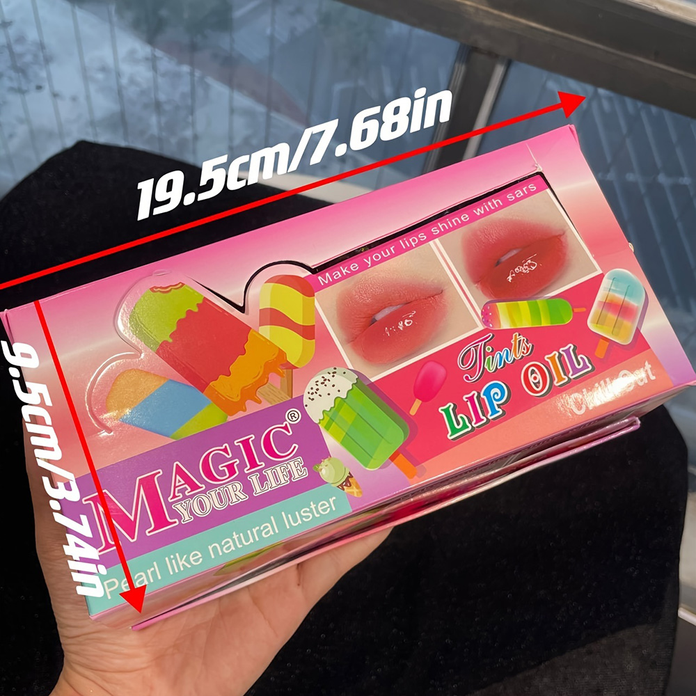 24pcs Cute Ice Cream Sequin Li - Shea Butter Raw recension och pris