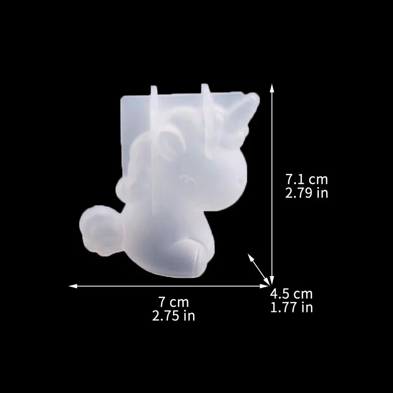 3D Geometric Silicone Unicorn  - Soap Making Vendors recension och pris