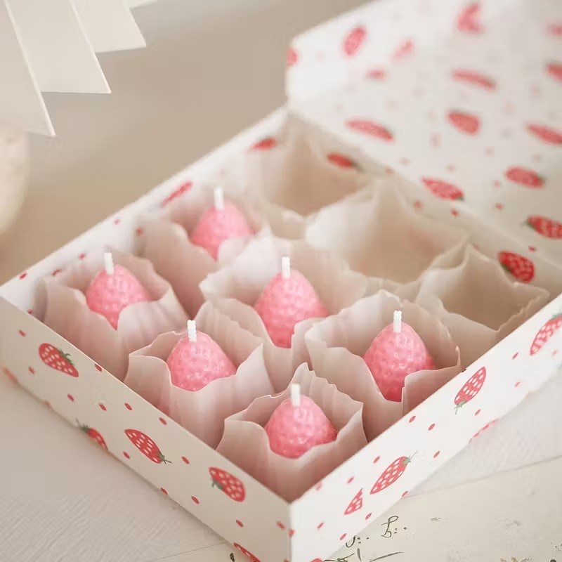 Strawberry Silicone Candle Mol - Soap Making Ins recension och pris