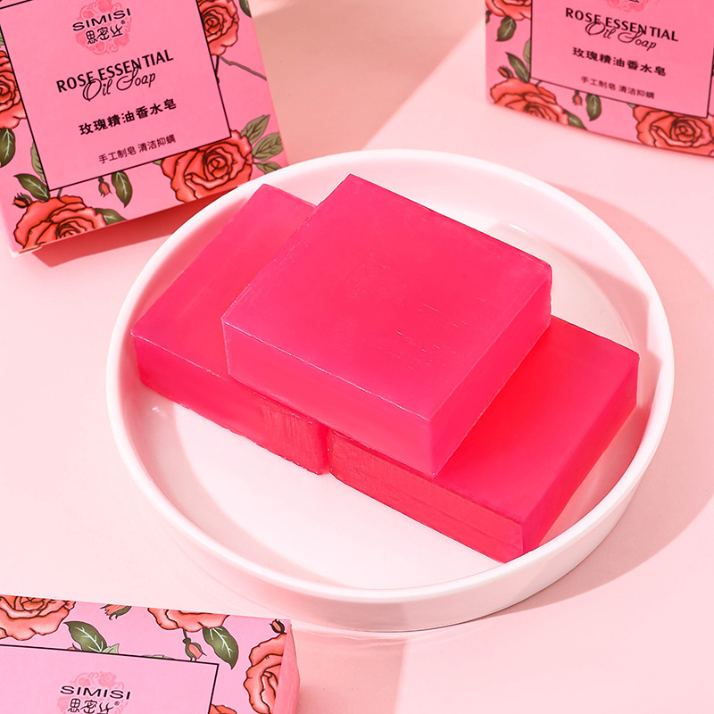 Rose essential oil soap, wash  - Essential Oil Soap recension och pris