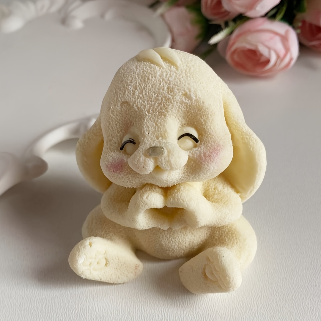1pc Adorable Rabbit Resin Sili - Soap Making Gloves recension och pris