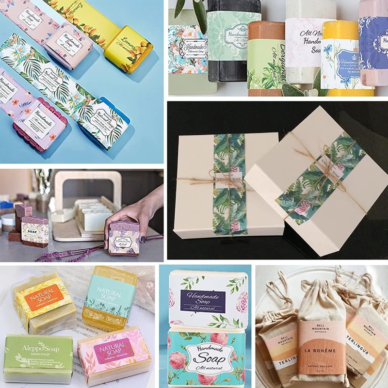 90pcs Soap Wrappers 9 Styles S - Soap Making Starter Kit recension och pris