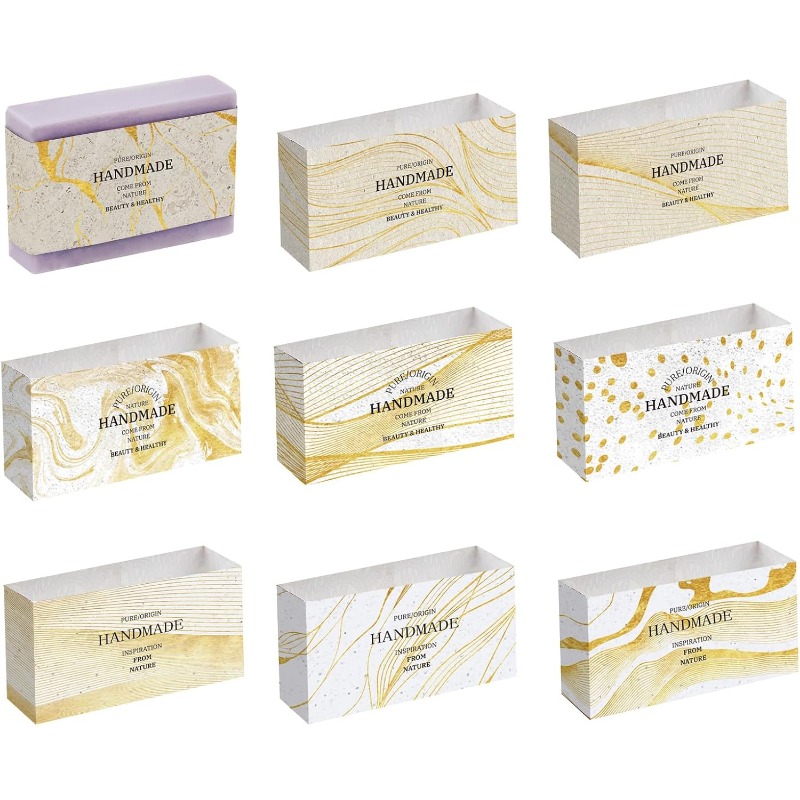 90pcs Soap Wrappers 9 Styles S - Soap Making Starter Kit recension och pris