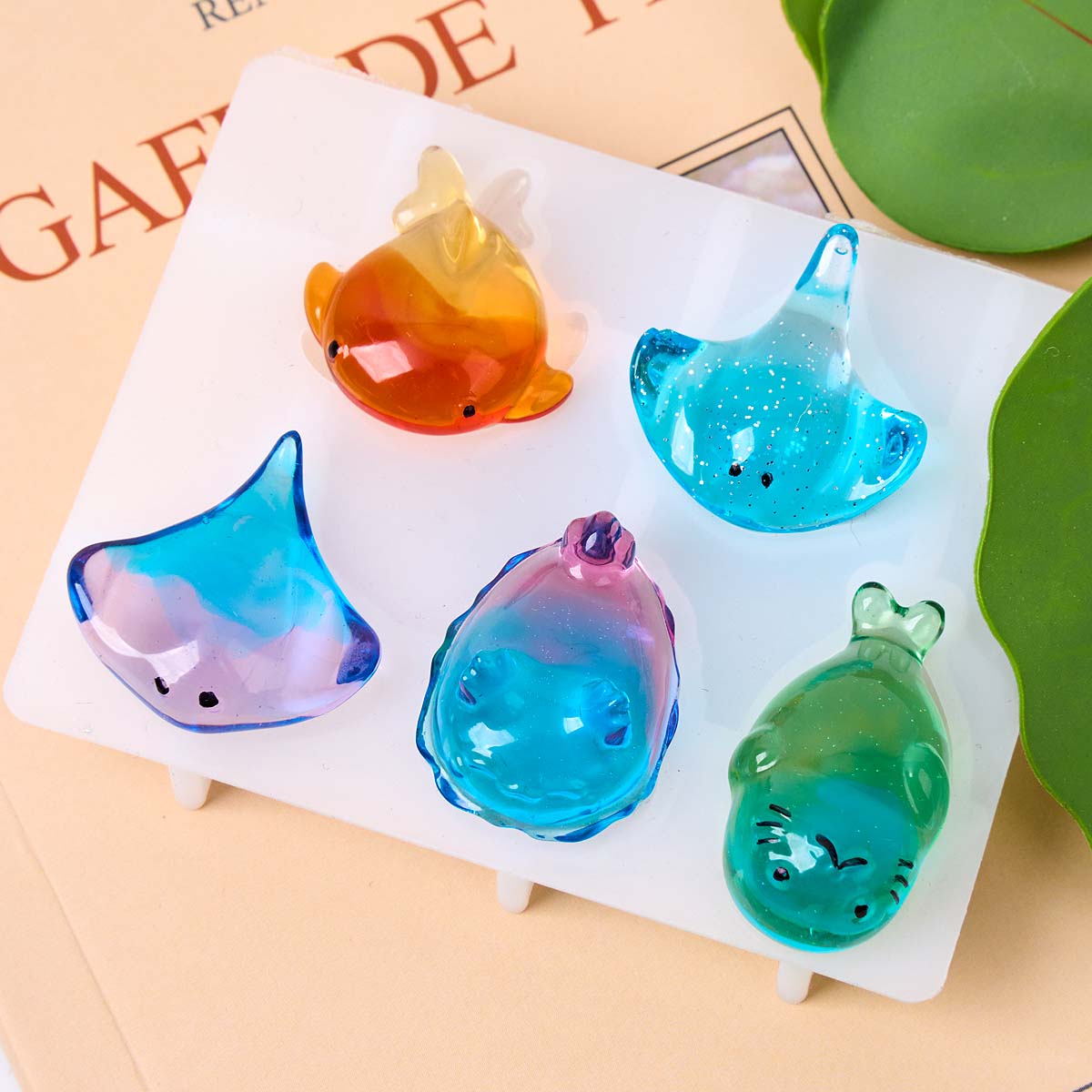 3D Healing Kawaii Manta Ray Wh - Soap Making Gloves recension och pris
