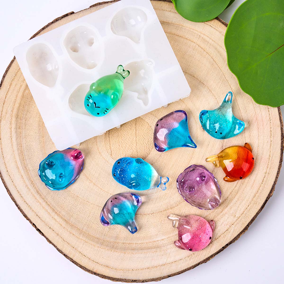 3D Healing Kawaii Manta Ray Wh - Soap Making Gloves recension och pris