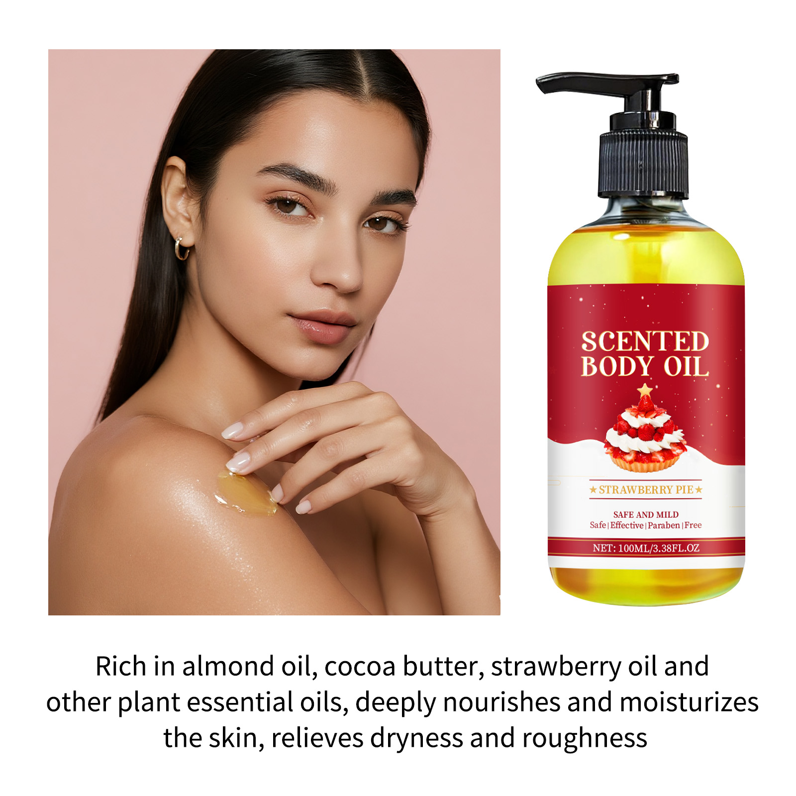 100ml Strawberry Crispy Cake B - Shea Butter Raw recension och pris