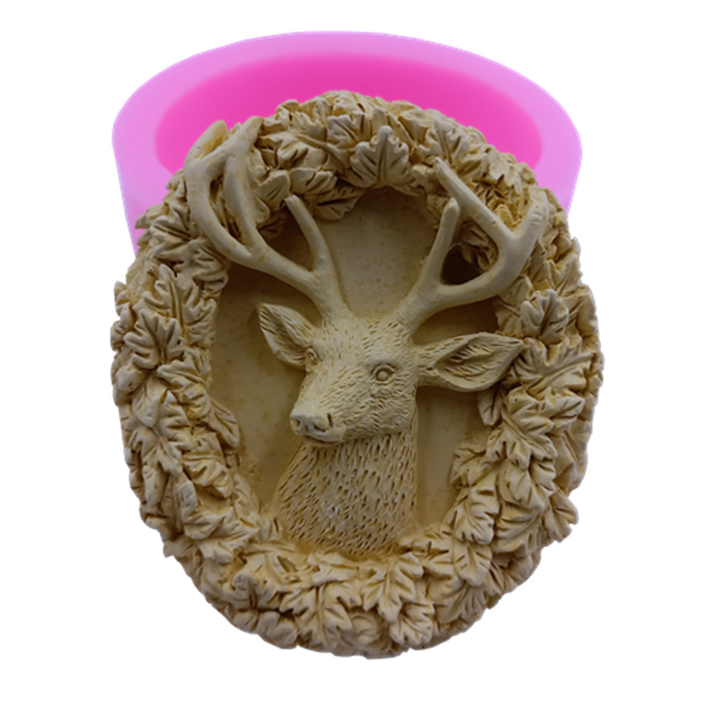 Deer Design Soap Silicone Mold - Soap Making Vendors recension och pris