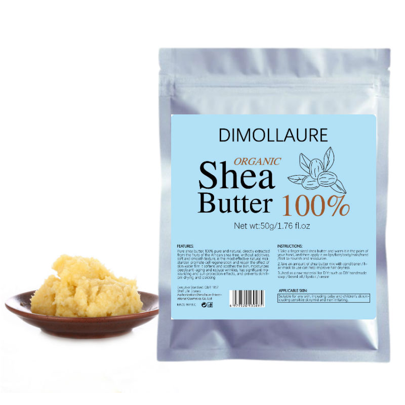 Dimollaure 50g Natural Organic - Shea Butter Raw recension och pris
