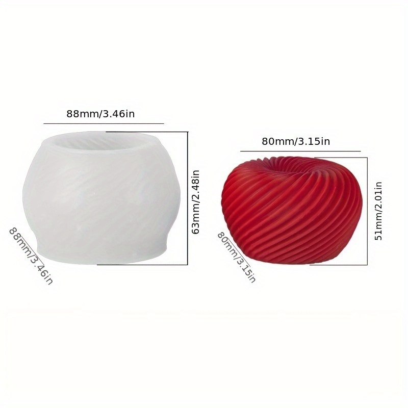 A trendy red apple silicone mo - Soap Making Ins recension och pris