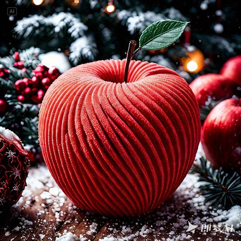 A trendy red apple silicone mo - Soap Making Ins recension och pris