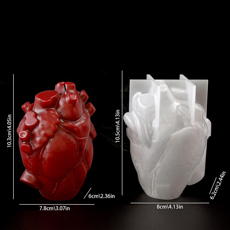 DIY Heart Shaped Candle Silico - Soap Making Ins recension och pris