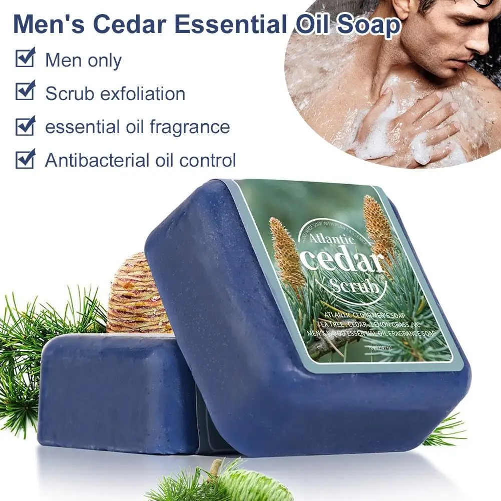 Men's Cedar Essential Oil Soap - Essential Oil Soap recension och pris