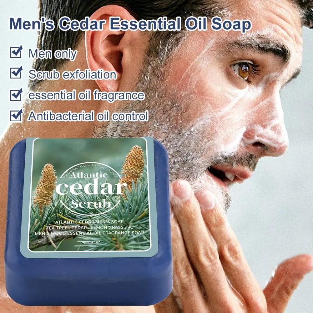 Men's Cedar Essential Oil Soap - Essential Oil Soap recension och pris