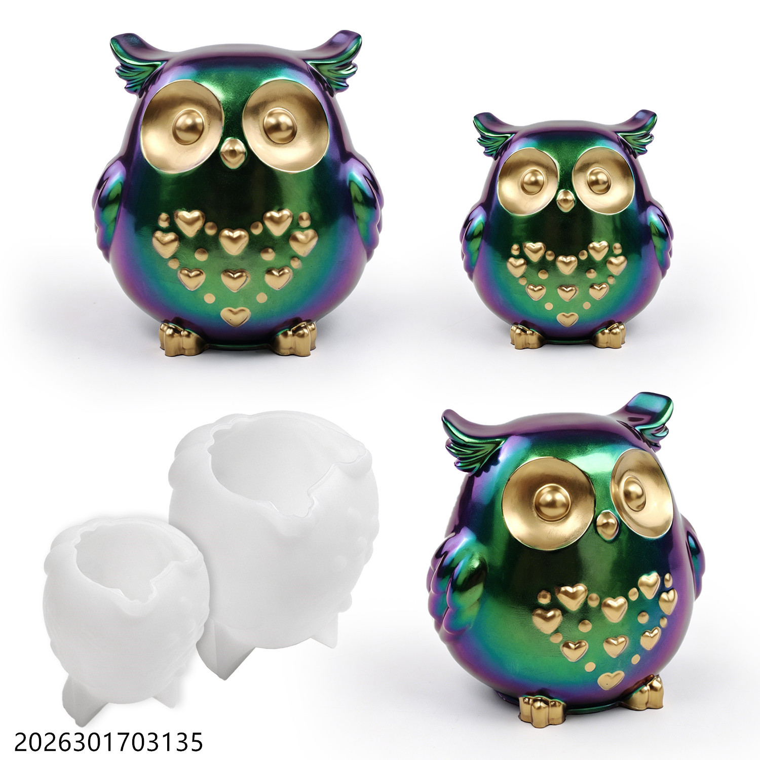 Owl Silicone Mold 3D Bird Shap - Soap Making Ins recension och pris