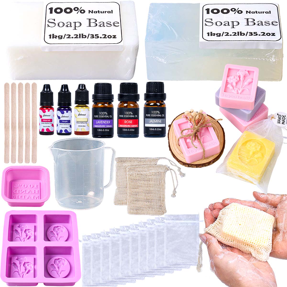 Handmade Soap Making Kit DIY w - Soap Making Starter Kit recension och pris
